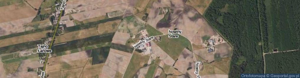 Zdjęcie satelitarne Nowiny Stare ul.